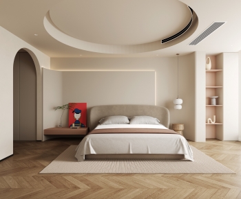 Modern Wabi-sabi Style Bedroom-ID:135169982