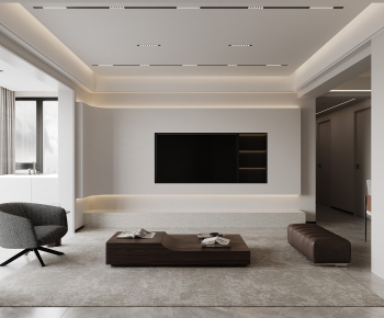 Modern A Living Room-ID:205795051