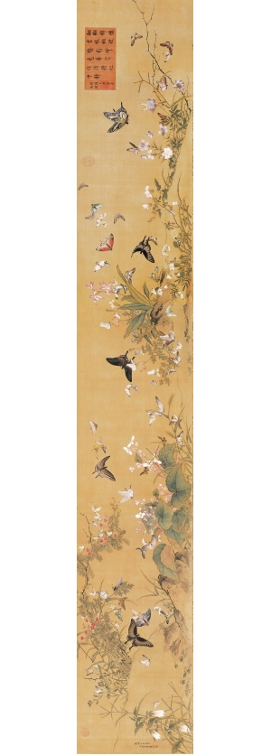 中式国画工笔花鸟画-ID:696699644