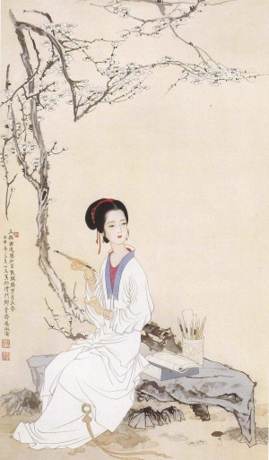 中式人物挂画-ID:952868941