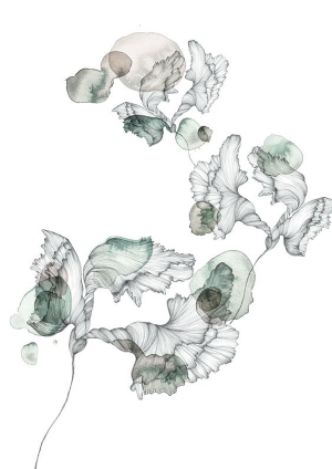 中式屏风画背景墙画-ID:387571108