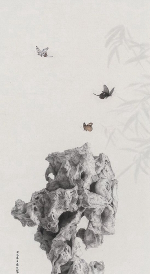 中式屏风画背景墙画-ID:198462013