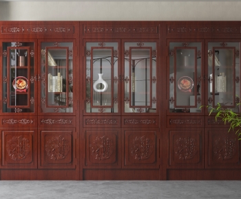 Chinese Style Bookcase-ID:217978958