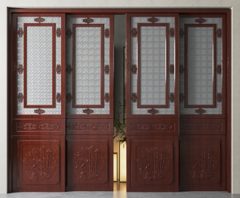 Chinese Style Sliding Door-ID:207390073