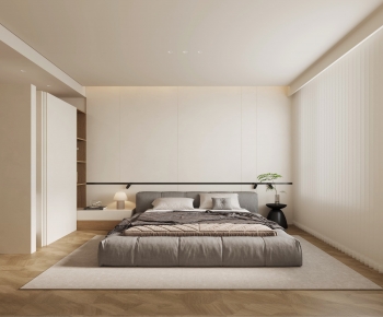 Modern Wabi-sabi Style Bedroom-ID:759135019