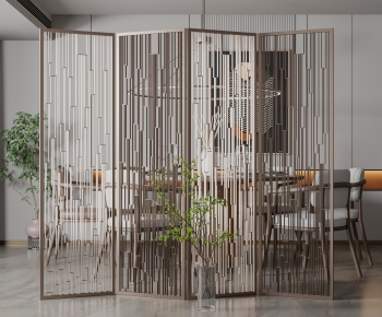 Modern Metal Screen Partition-ID:437335015