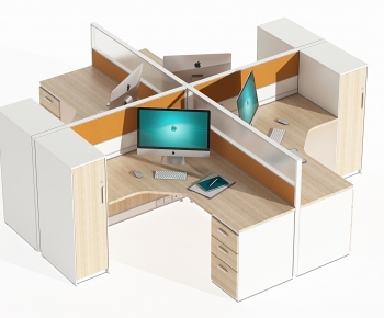 Modern Office Desk And Chair-ID:705677032