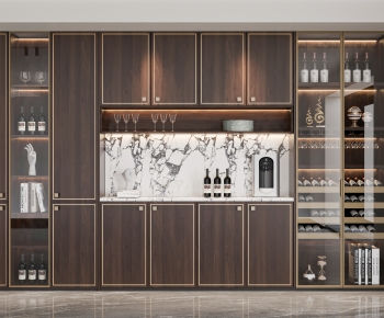 New Chinese Style Wine Cabinet-ID:421562911