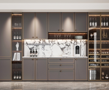 New Chinese Style Wine Cabinet-ID:125830231