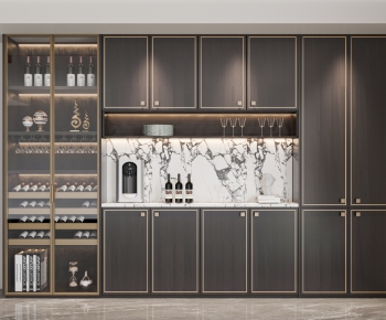 New Chinese Style Wine Cabinet-ID:550256018