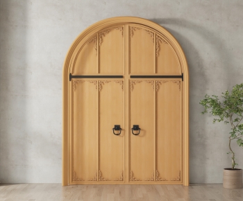 Simple European Style Double Door-ID:142512083