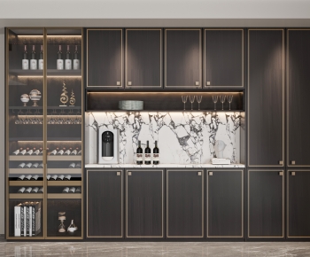 New Chinese Style Wine Cabinet-ID:873650077