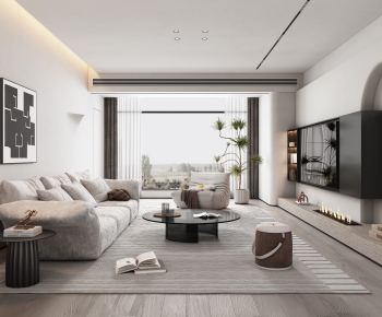 Modern A Living Room-ID:925535924