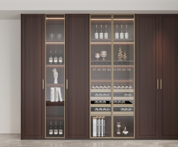 New Chinese Style Wine Cabinet-ID:891388898