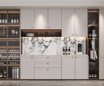 New Chinese Style Wine Cabinet-ID:964237934