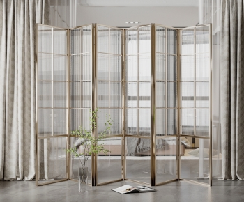 Modern Glass Screen Partition-ID:548054931