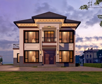 New Chinese Style Detached Villa-ID:504777919
