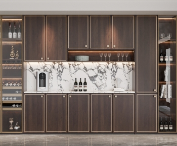 New Chinese Style Wine Cabinet-ID:971400024