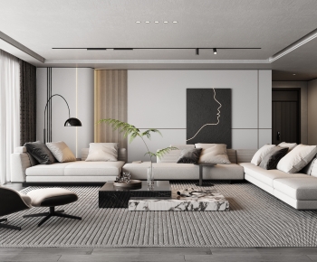 Modern A Living Room-ID:479554899