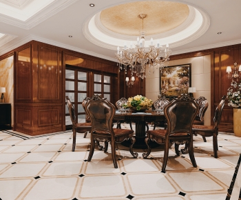 American Style Dining Room-ID:107181145