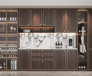 New Chinese Style Wine Cabinet-ID:593550922