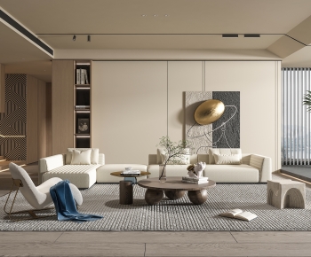 Modern A Living Room-ID:443658112