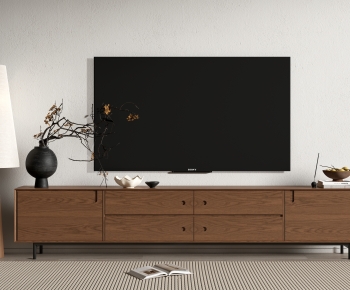 Wabi-sabi Style TV Cabinet-ID:363869915