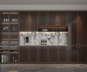 New Chinese Style Wine Cabinet-ID:497970684