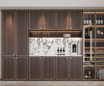 New Chinese Style Wine Cabinet-ID:800575971