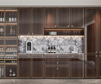 New Chinese Style Wine Cabinet-ID:595006945