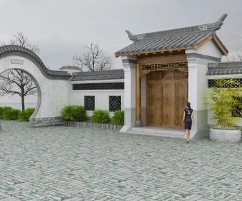 Chinese Style Building Component-ID:375689984