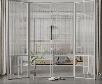 Modern Glass Screen Partition-ID:835039686