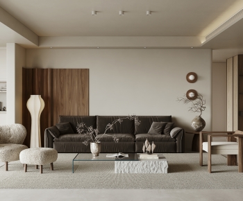 Wabi-sabi Style A Living Room-ID:538037061