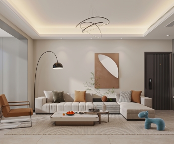Modern A Living Room-ID:155949127