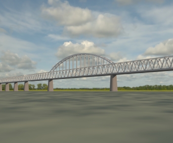 现代钢架桥-ID:885096079