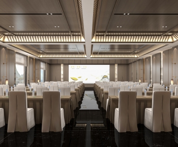 New Chinese Style Meeting Room-ID:716681966