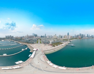 科技城市,广场,hdr-ID:871853118