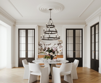 French Style Dining Room-ID:923819572