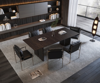 Modern Dining Table And Chairs-ID:273550997