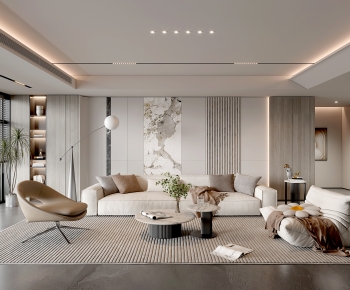 Modern A Living Room-ID:984740027