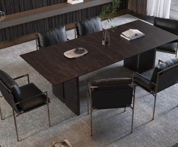 Modern Dining Table And Chairs-ID:225531109