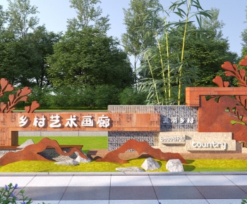 New Chinese Style Landscape Wall-ID:619112974