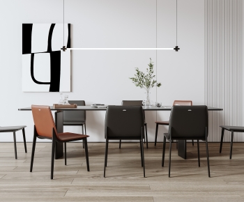 Modern Dining Table And Chairs-ID:472558982