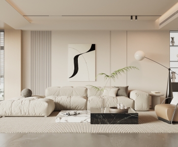 Modern A Living Room-ID:752693896