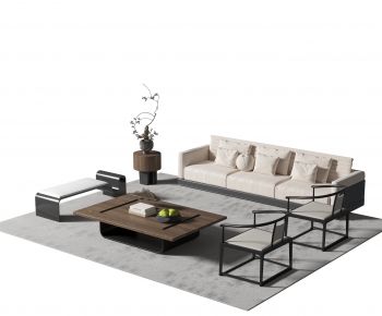 New Chinese Style Sofa Combination-ID:575356966
