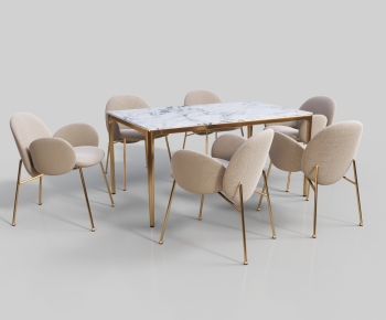 Modern Dining Table And Chairs-ID:688802966