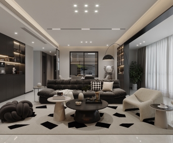 Modern A Living Room-ID:425959117