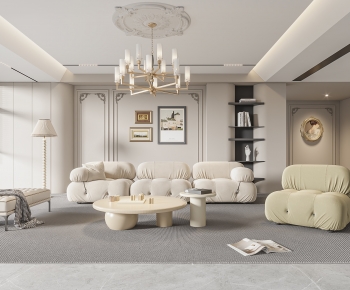 French Style A Living Room-ID:259299993