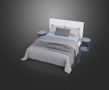 Modern Double Bed-ID:443550114