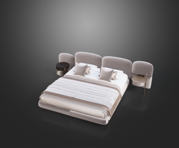 Modern Double Bed-ID:122366913